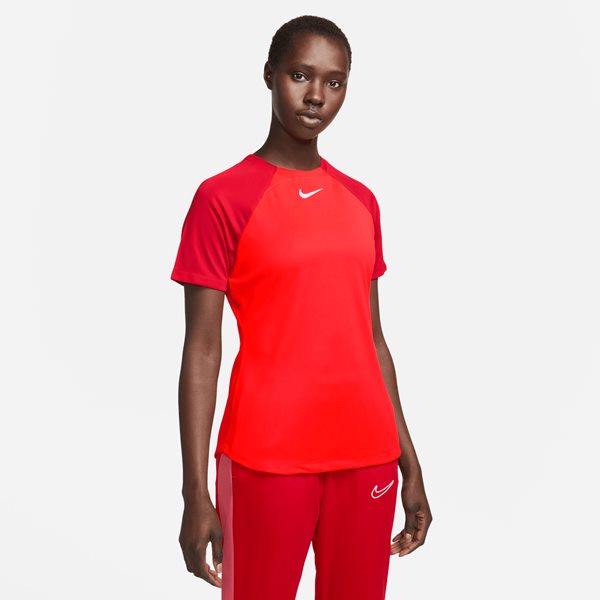 Nike Womens Academy Pro 22 Top SS Bright Crimson/Uni Red